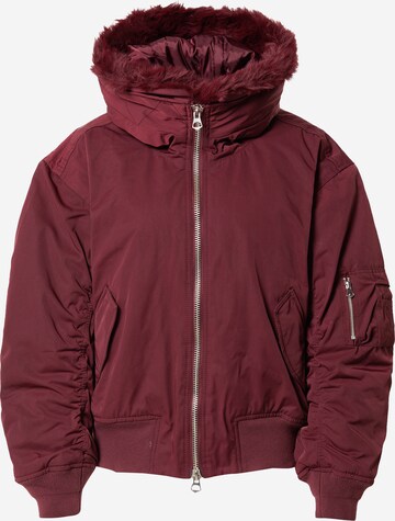 WEEKDAY Winter jacket 'Beatrice' in Red: front