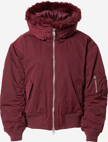 WEEKDAY Winter Jacket 'Beatrice' in Red: front