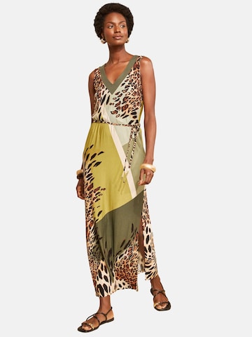 Robe d’été love & roses en vert : devant
