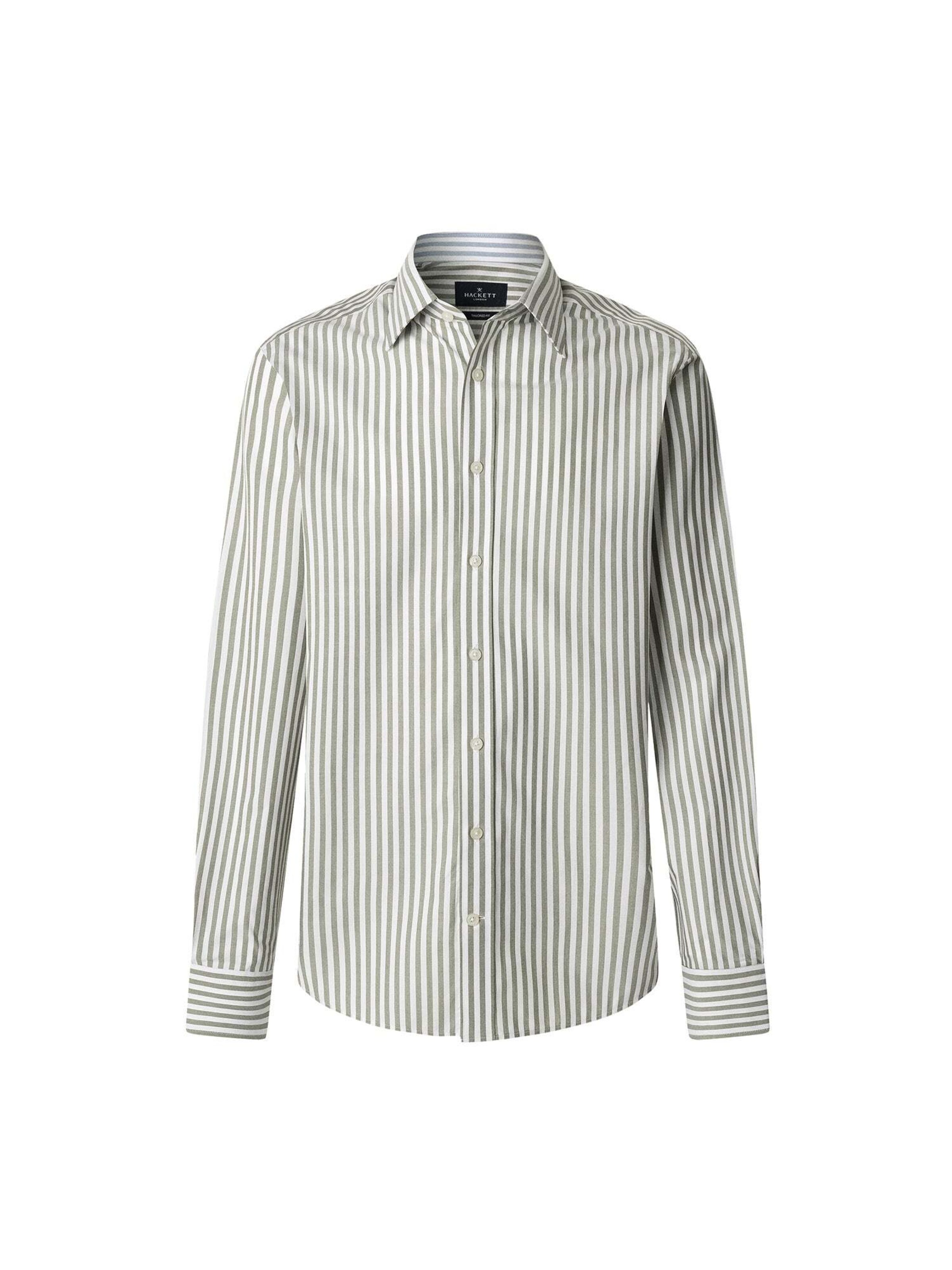 Camicia Hackett London di colore cachi / bianco, Visualizzazione prodotti