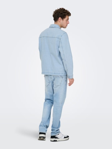 Only & Sons Between-season jacket 'ONSCassel' in Blue