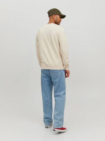 JACK & JONES Sweatshirt 'Flores' in Beige