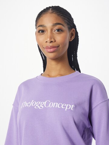 The Jogg Concept - Sweatshirt 'SAFINE' em roxo
