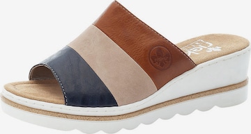 RIEKER Mules in Mixed colors: front