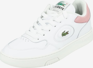 Baskets basses LACOSTE en blanc : devant