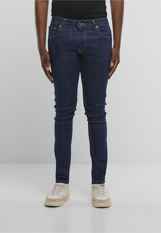 2Y Premium Tapered Jeans in Blau: Vorderseite