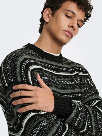 Only & Sons Свитер 'ONSROY' в Черный
