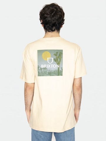 T-Shirt 'Alpha' Brixton en beige
