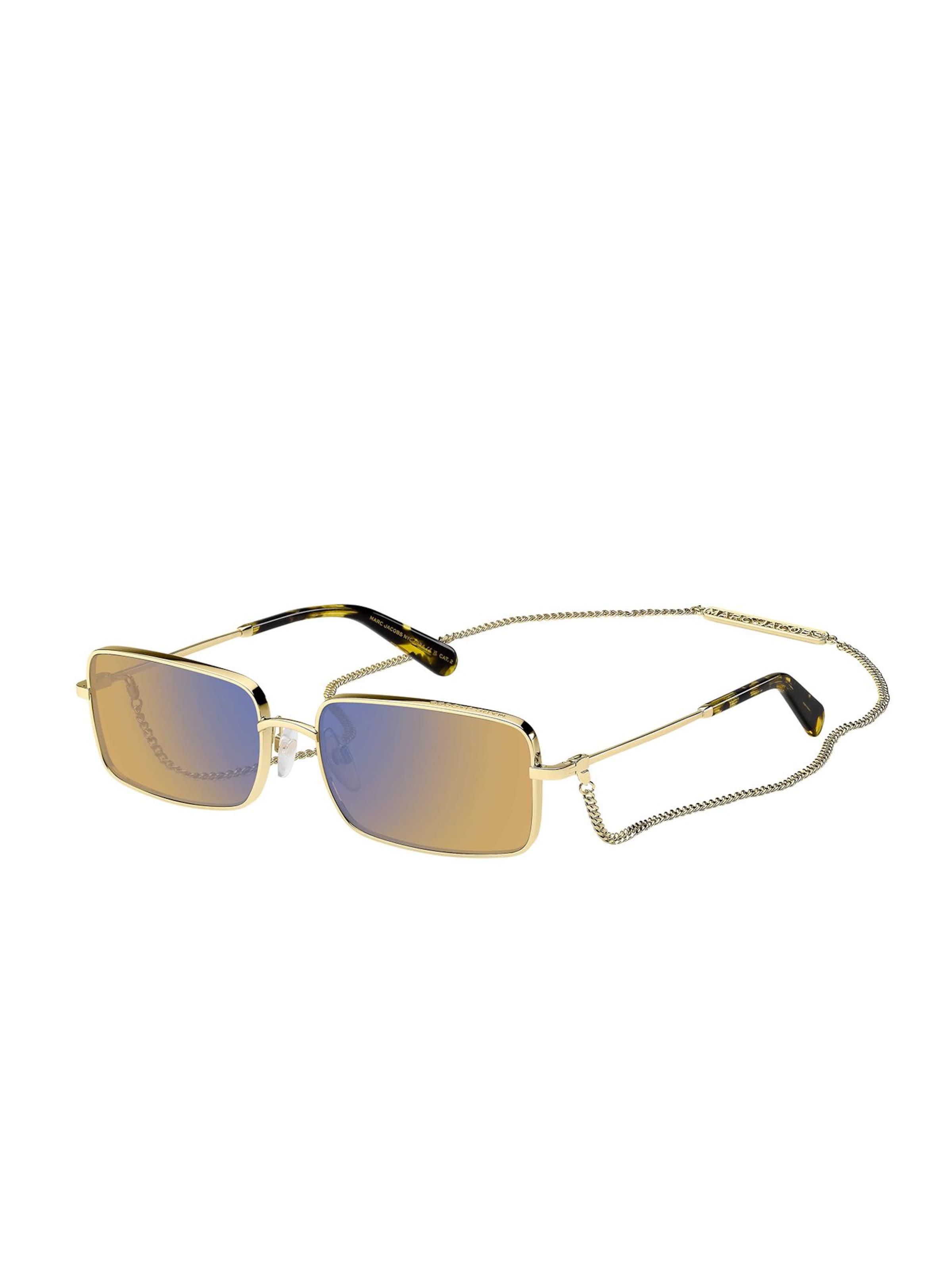 Marc Jacobs Sonnenbrille‌ in Gold: Vorderseite