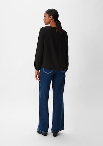 comma casual identity Blouse in Zwart: terug