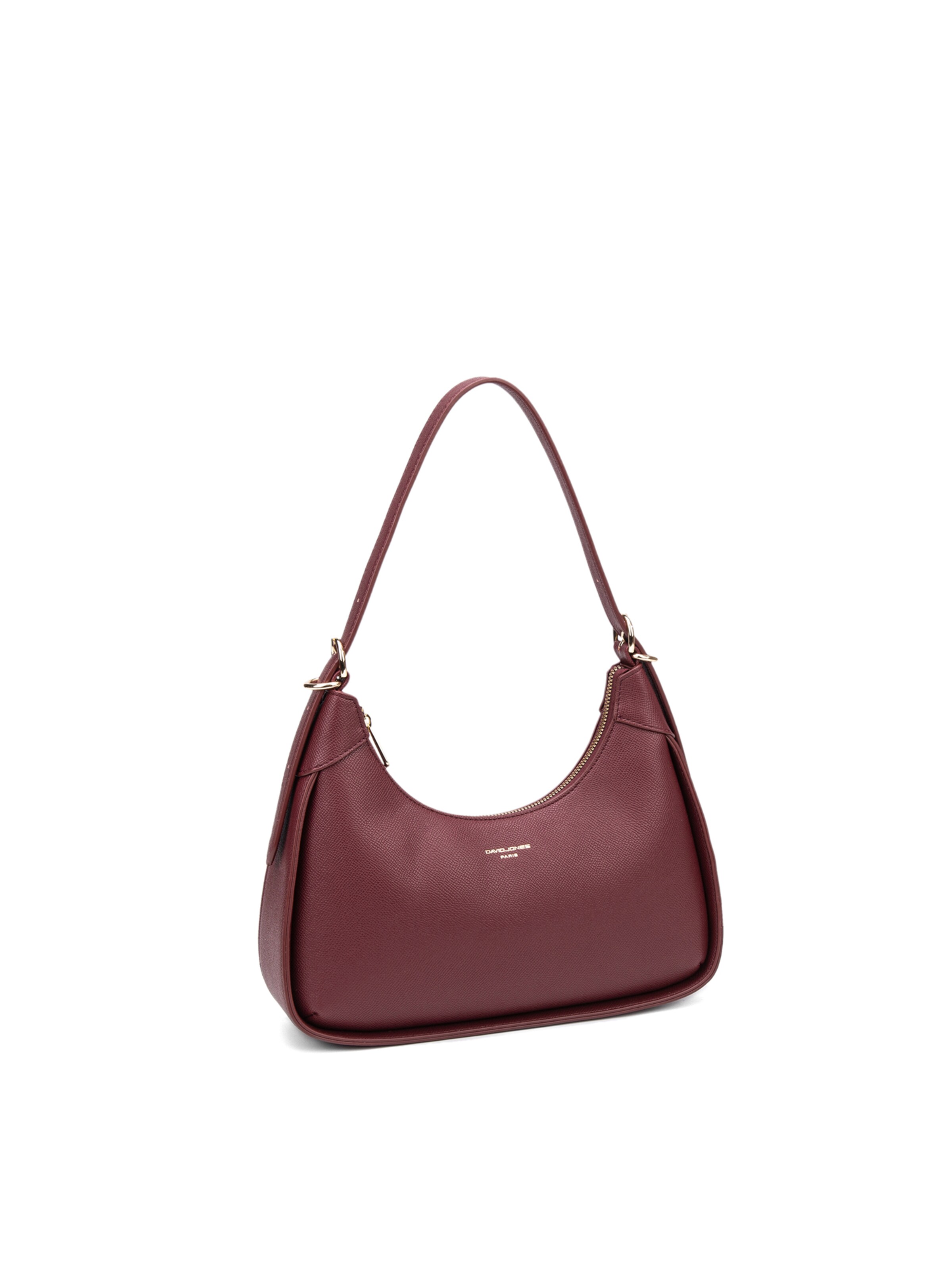 Borsa a spalla 'Borsa a spalla donna pelle vegana PU - Lisandra Elite nera' di David Jones in rosso: frontale