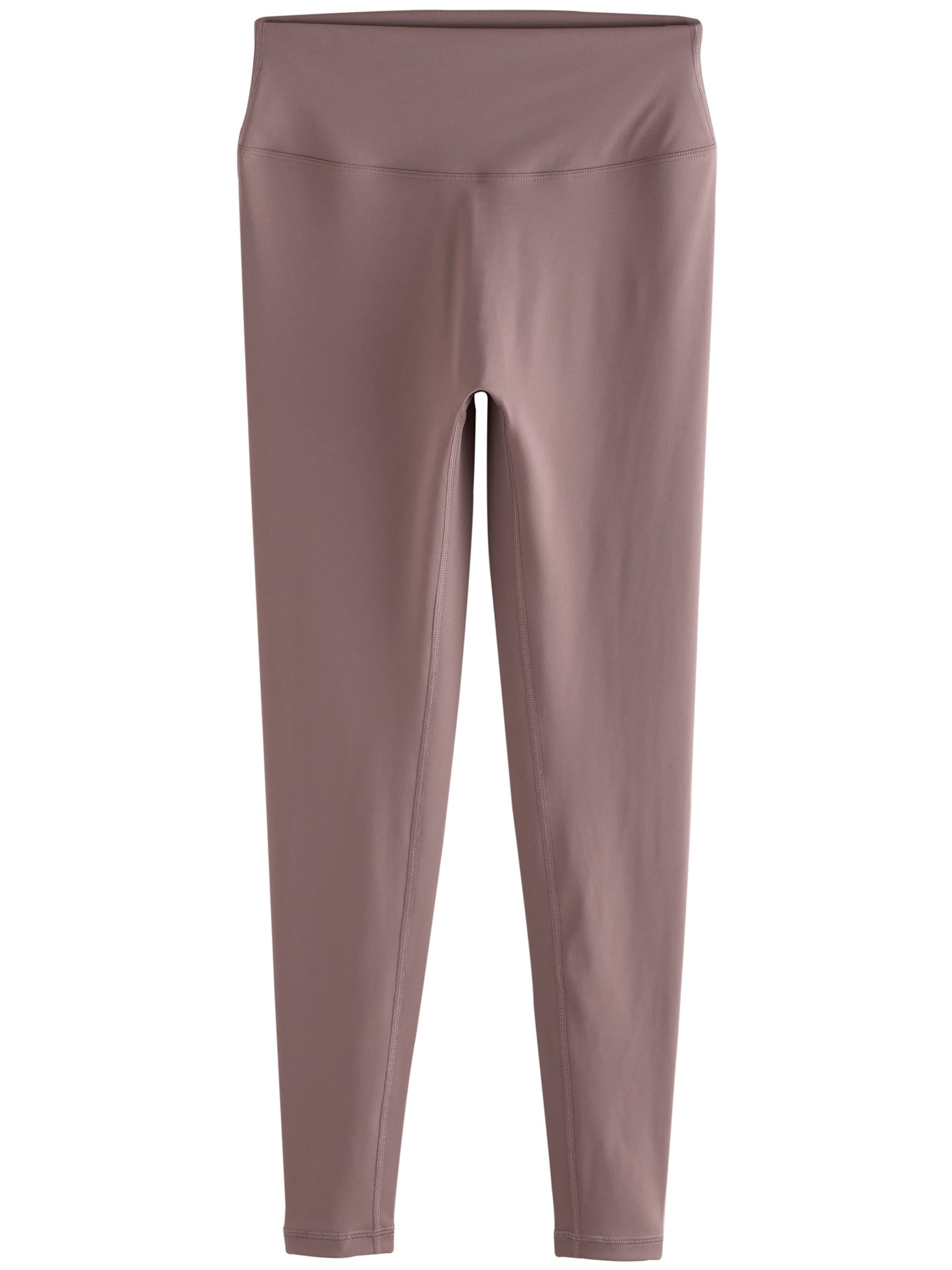 self. Leggings in Brown: front