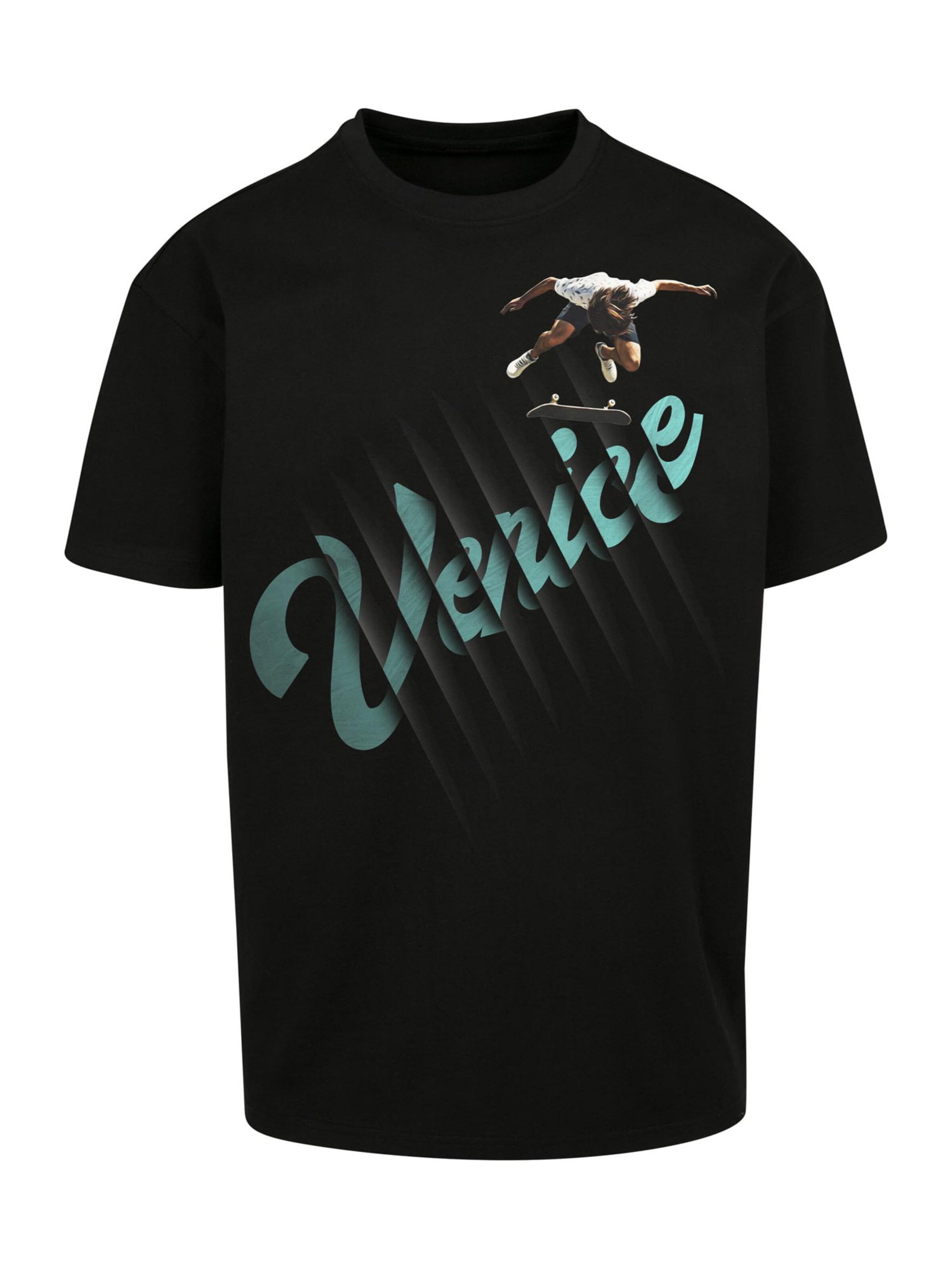 T-Shirt 'Venice' MT Upscale en noir : devant