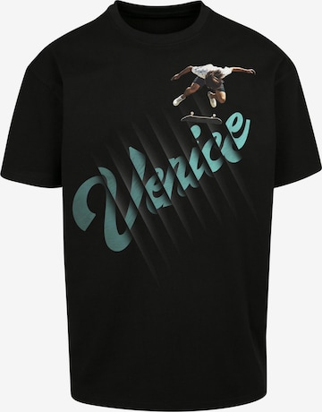 MT Upscale Shirt 'Venice' in Zwart: voorkant