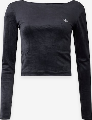 Tricou 'ESS' de la ADIDAS ORIGINALS pe negru: față