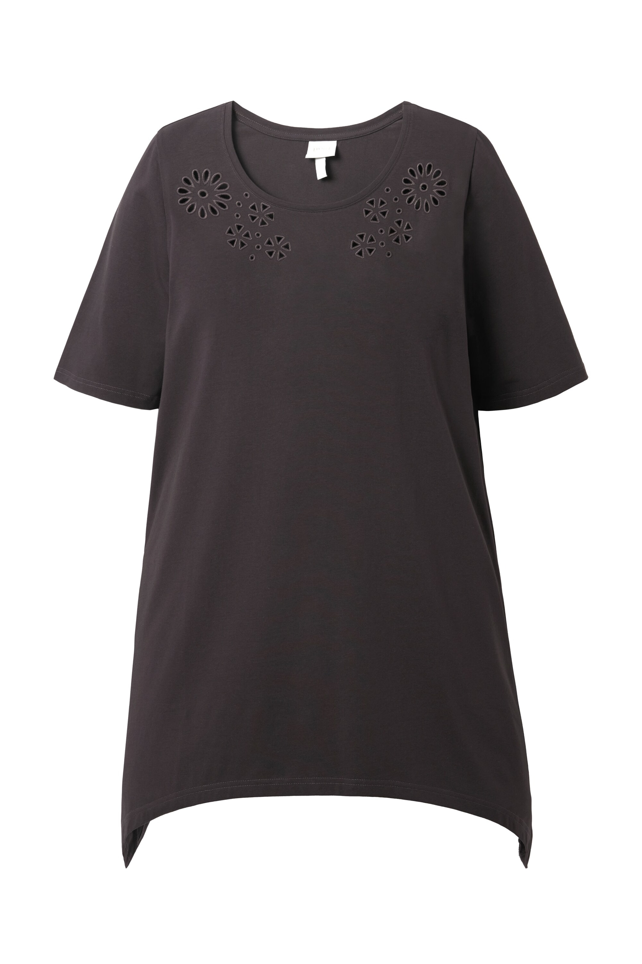 Ulla Popken - Camiseta en marrón: frente