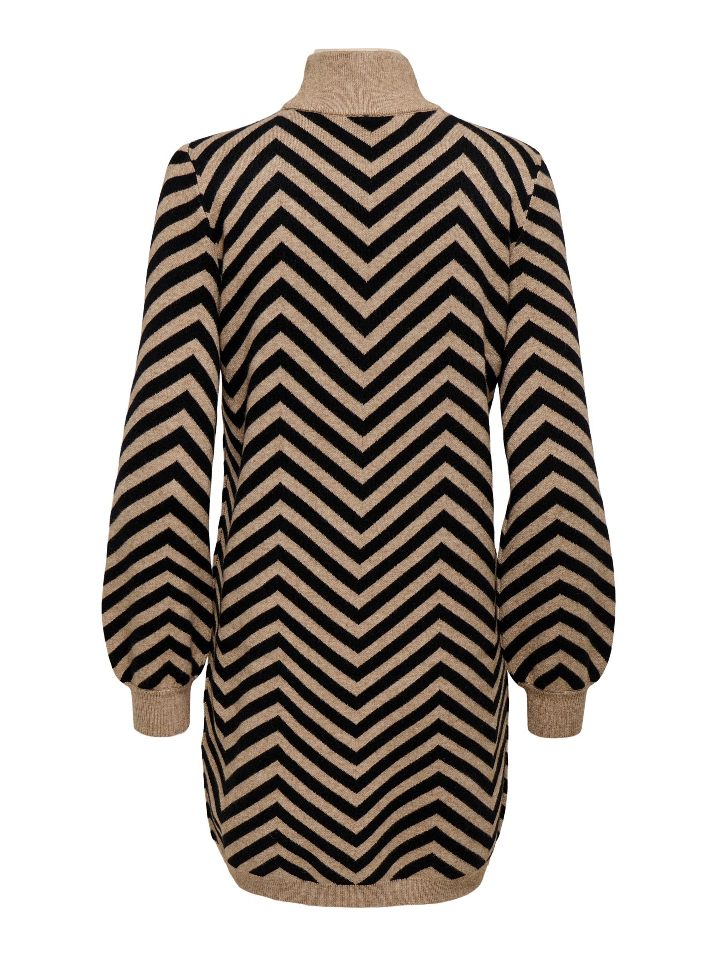 ONLY Strickkleid 'JULIA' in Braun