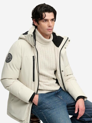 Superdry Winterparka 'City Parka SDM5012434A' in Wit
