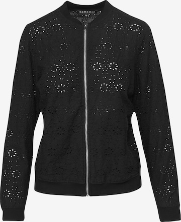 KOROSHI Sweatjacke in Schwarz: predná strana