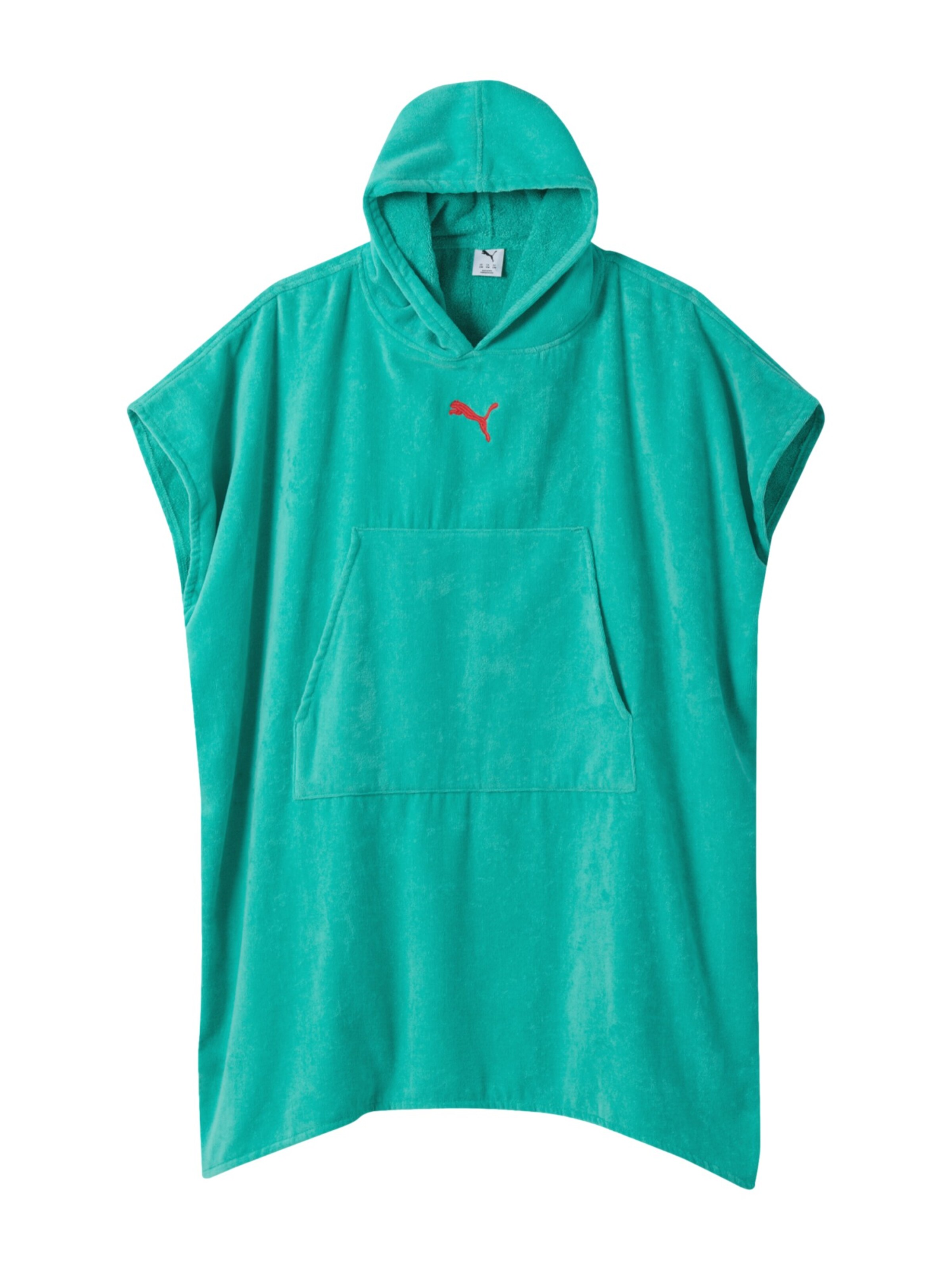PUMA Badjas kort 'ADDITIONS' in Groen: voorkant