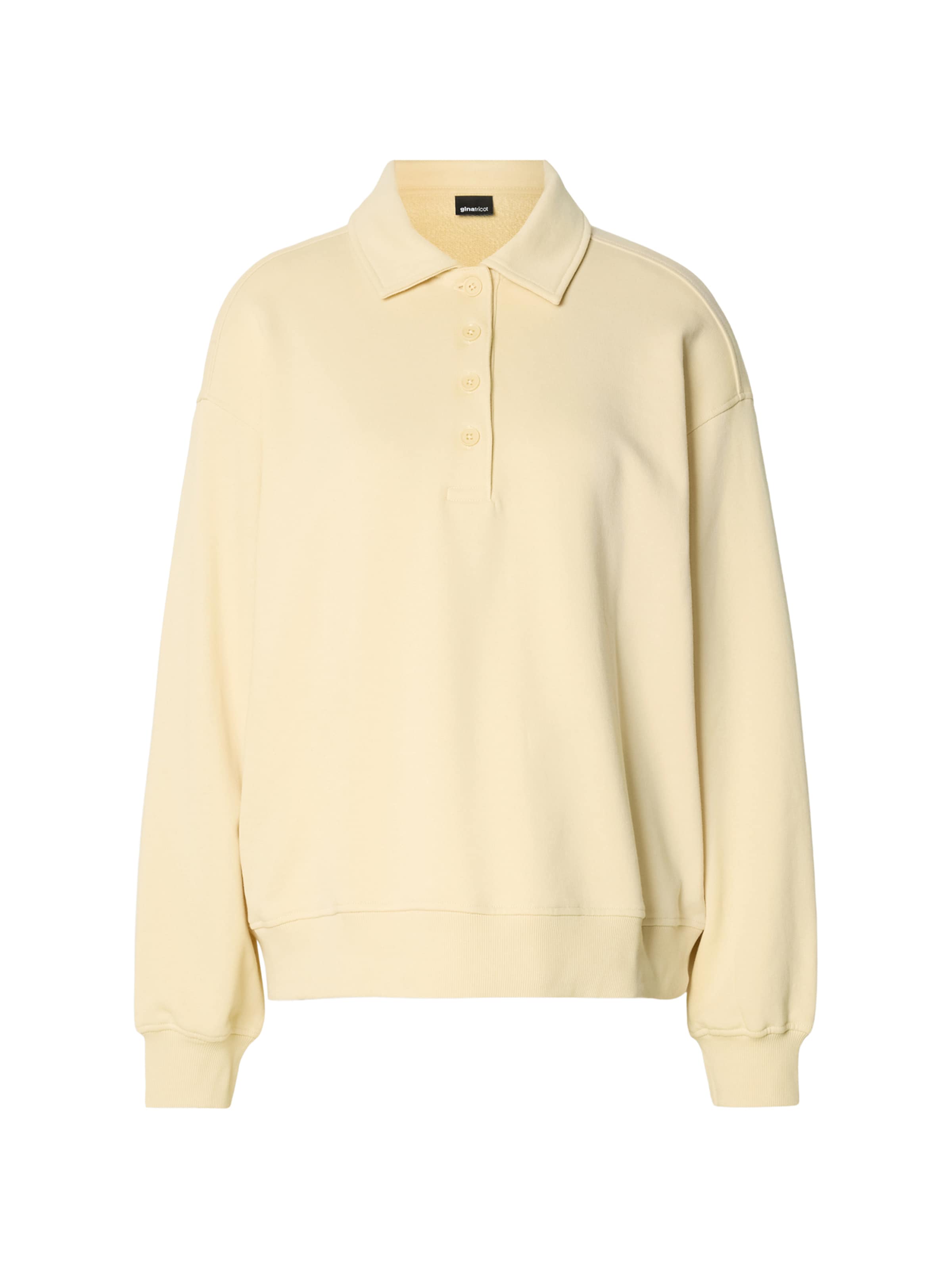 Felpa di Gina Tricot in giallo: frontale