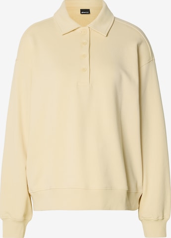 geltona Gina Tricot Megztinis be užsegimo: priekis