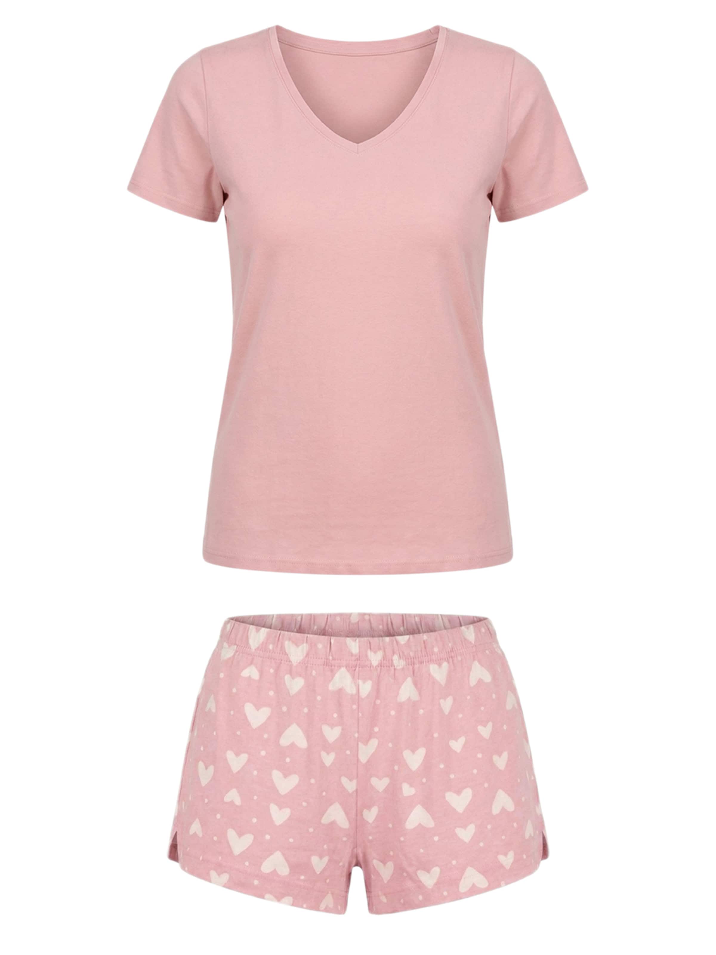 Vivisence Pyjama '2048'‌‌‌‌‌‌‌‌‌‌ in Pink: Vorderseite