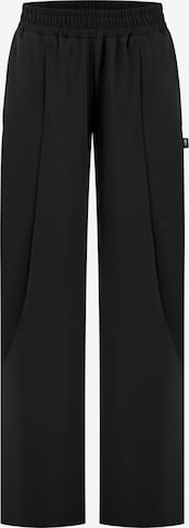 Smilodox Loosefit Jogginghose Nexa in Schwarz: Vorderseite