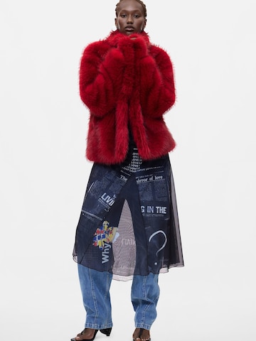 Desigual Χειμερινό παλτό σε κόκκινο