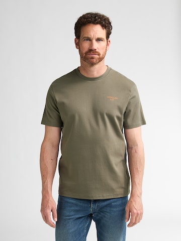 Petrol Industries T-shirt i grön: framsida