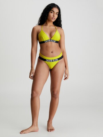 Calvin Klein Swimwear Долнище на бански тип бикини 'Intense Power' в жълто
