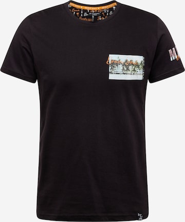 BRAVE SOUL T-shirt i svart: framsida