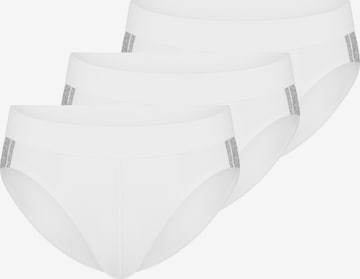 SCHIESSER Slip '95/5 Stretch - Organic Cotton' in Weiß: Vorderseite