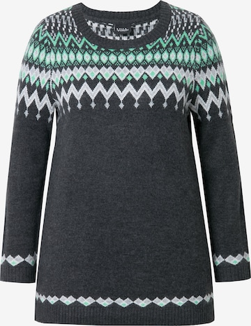 Ulla Popken Pullover in Grau: Vorderseite
