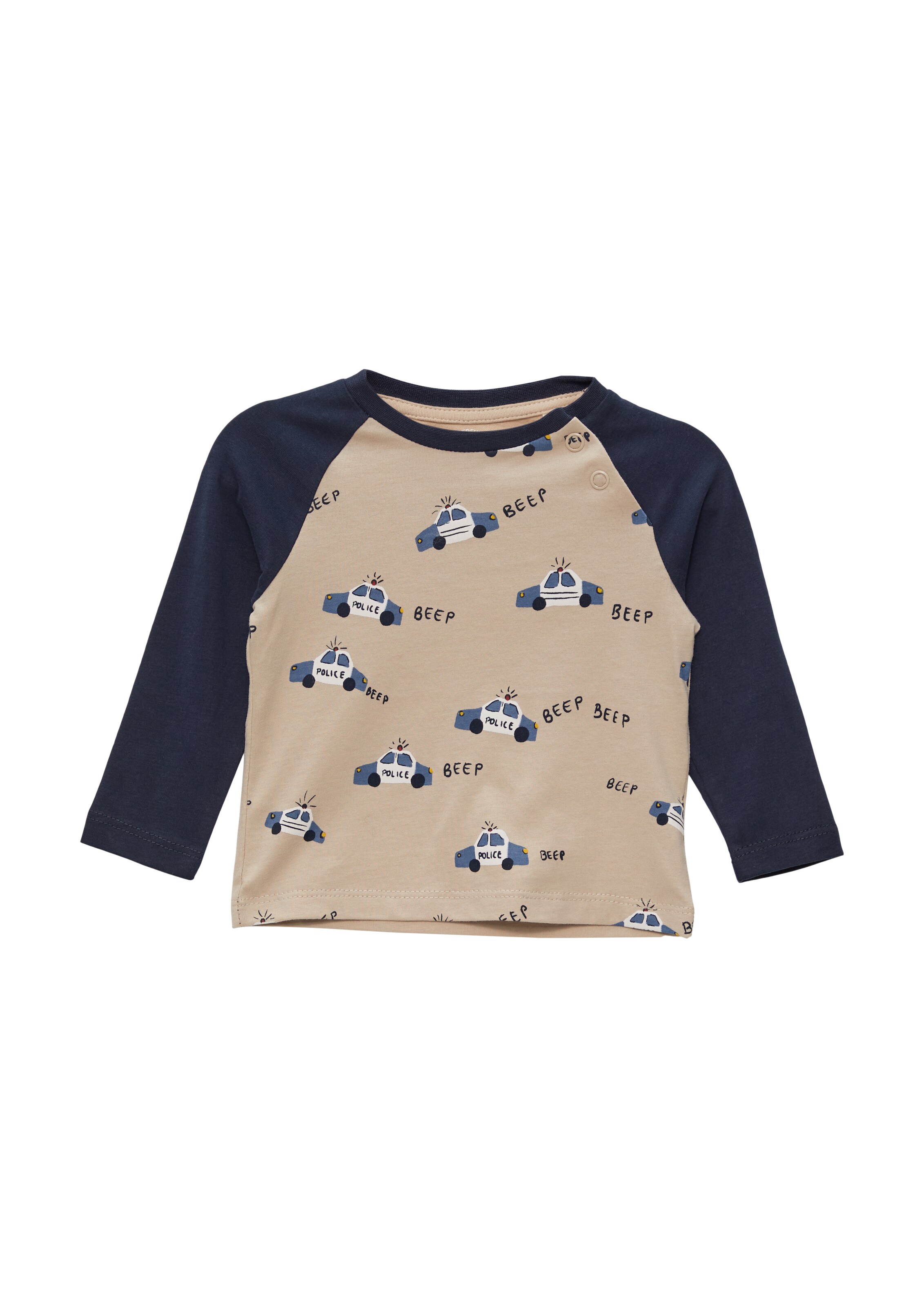 s.Oliver Shirt in Beige: voorkant