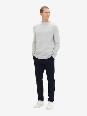 Coupe slim Pantalon chino TOM TAILOR en bleu