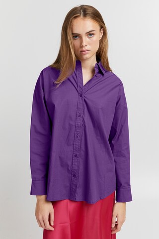 ICHI Blouse 'Stormie' in Purple: front