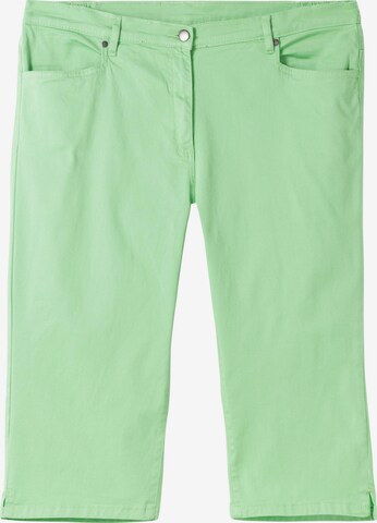 SHEEGO Jeans in Green: front