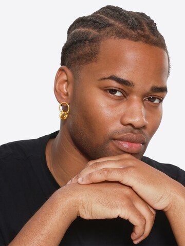 Boucles d'oreilles 'Lijan' Heideman en or : devant