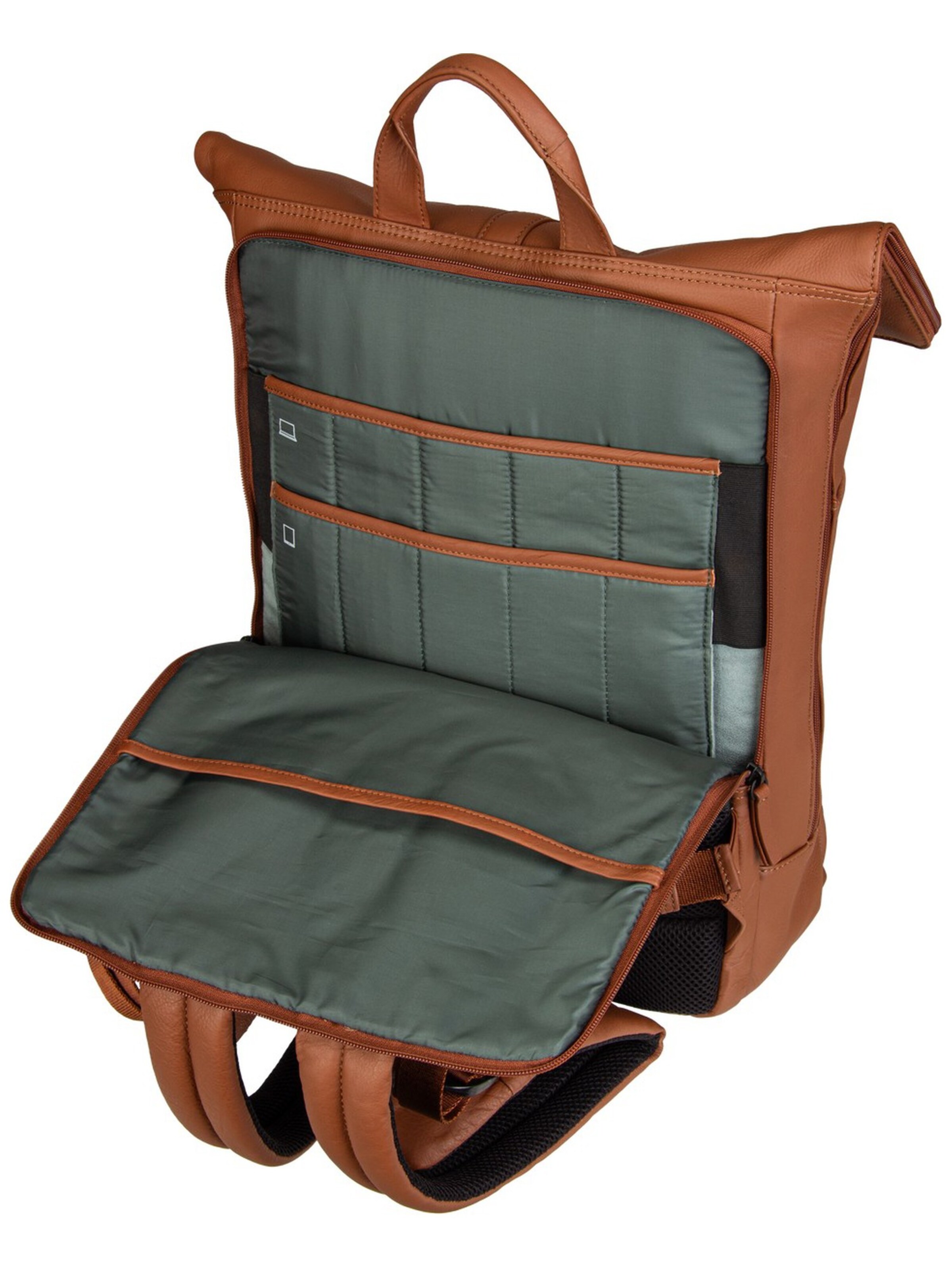 JOST Rucksack 'Tromsoe' in Braun