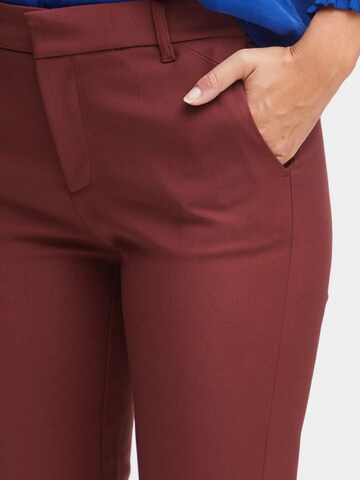 PULZ Jeans Slim fit Chino trousers 'Bindy' in Red