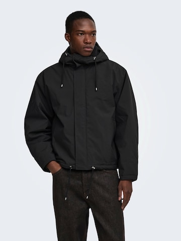 Only & Sons Jacke 'ONSALEX' in Schwarz: Vorderseite