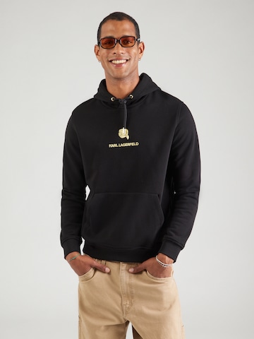 Karl Lagerfeld - Sweatshirt em preto: frente