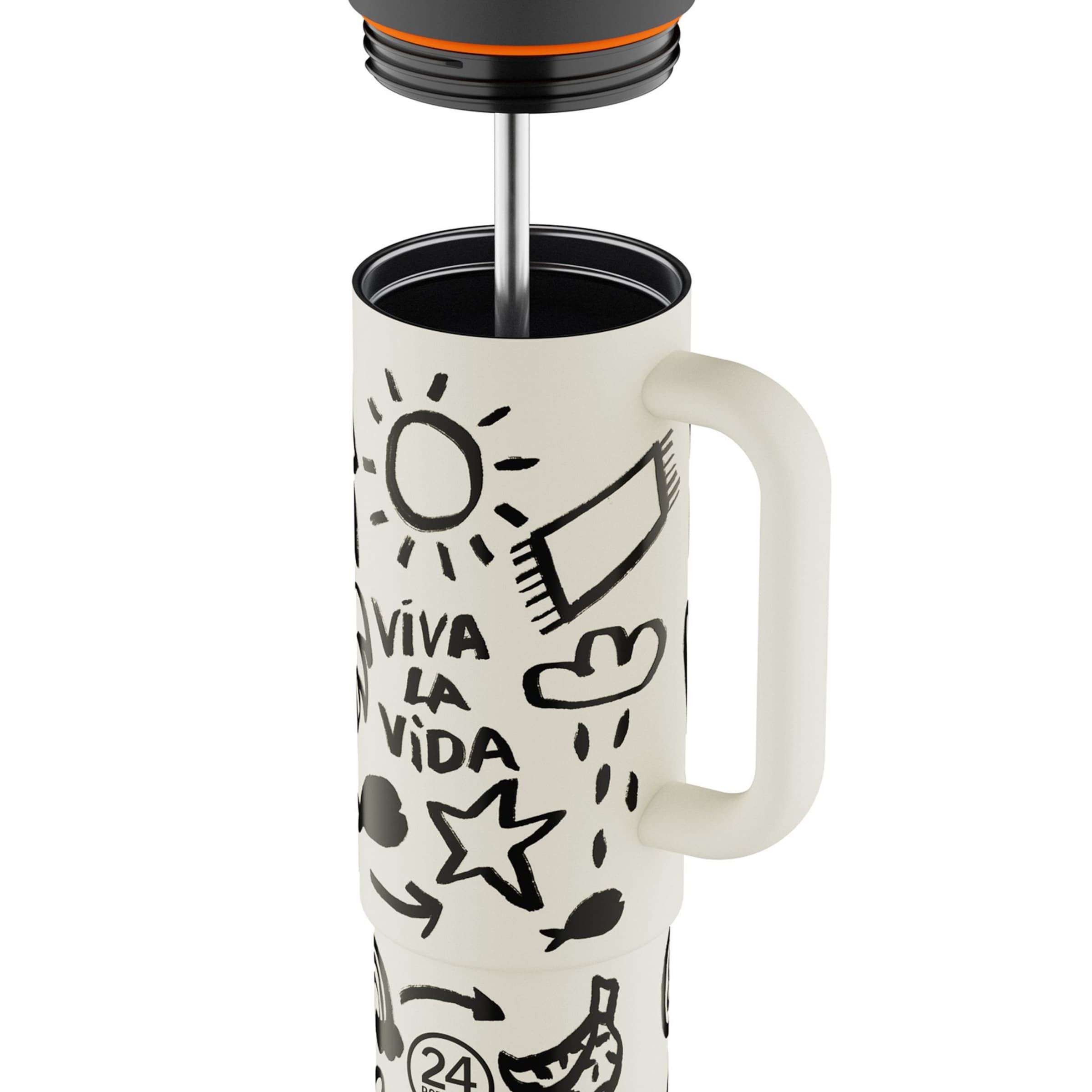 Gourdes 'Straw' 24Bottles en blanc