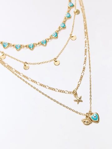 Bershka Verižica | zlata barva