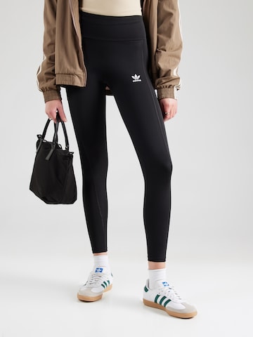 ADIDAS ORIGINALS Skinny Leggings 'ESS' in Black: front
