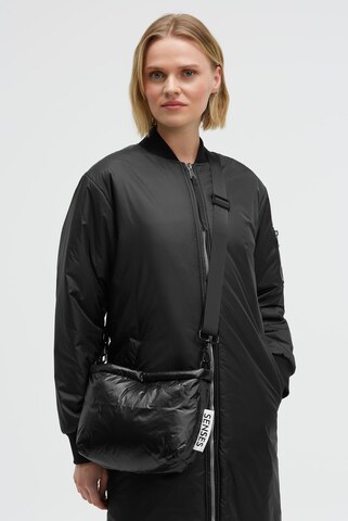 SENSES.THE LABEL Crossbody Bag 'AD:NI' in Black: front