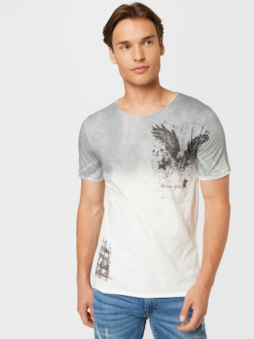 Key Largo T-shirt 'MELROSE HILL' i grå: framsida