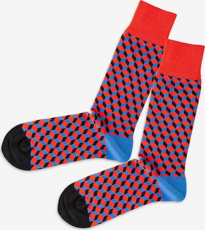 DillySocks Socken in hellblau / schwarz, Produktansicht