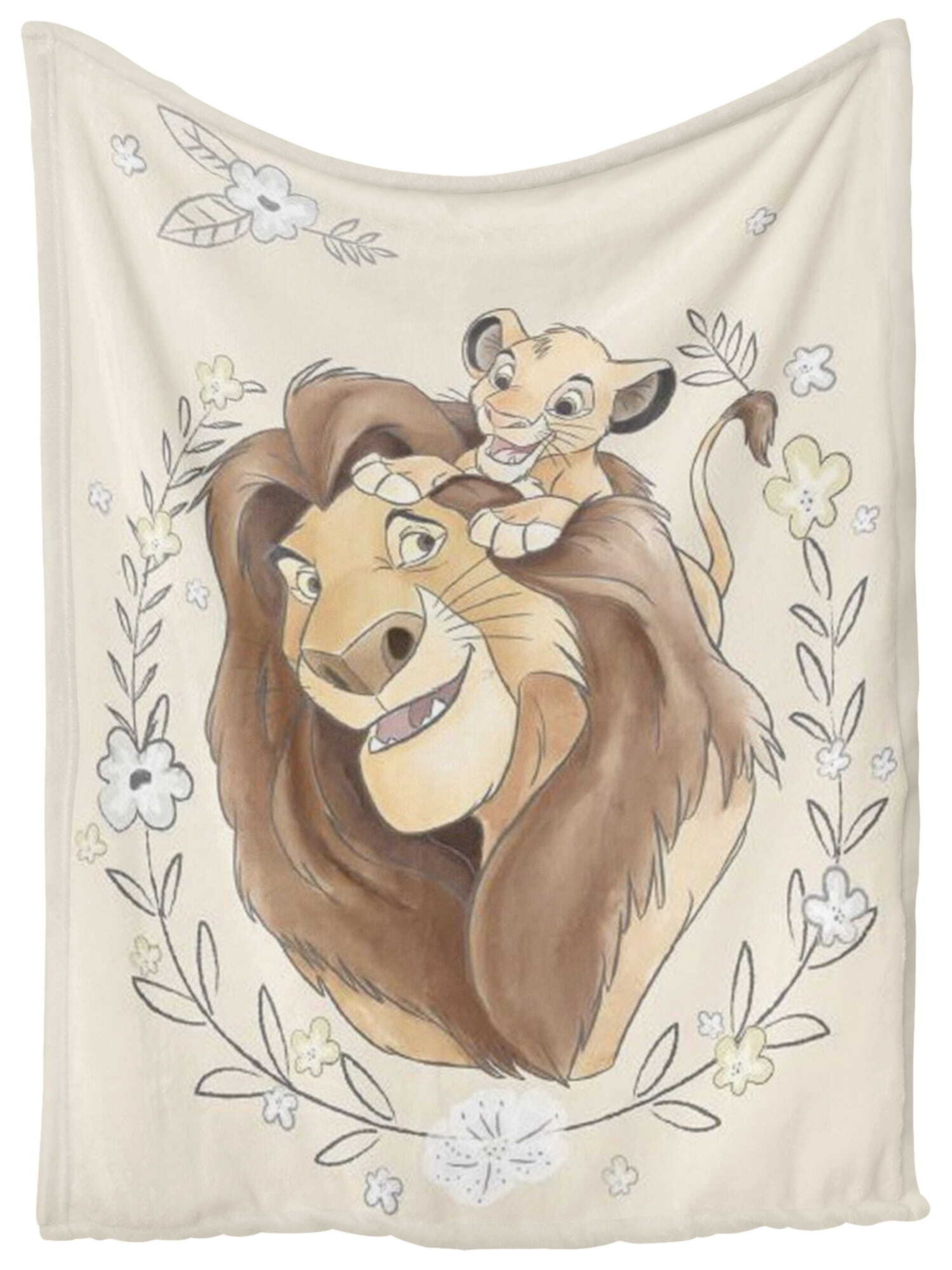 DISNEY Babydeken 'König der Löwen' in Beige: voorkant